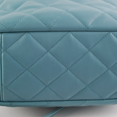 ITEM 16 - Chanel Drawstring Bucket Bag Light Blue