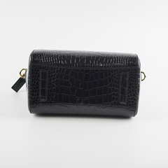 Givenchy Antigona Mini Croco Embossed Black