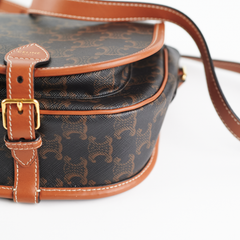 Celine Medium Folco Triomphe Crossbody Bag