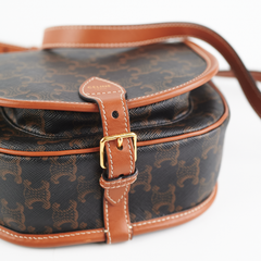 Celine Medium Folco Triomphe Crossbody Bag