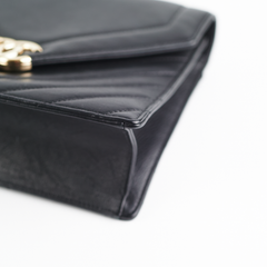 ITEM 5 - Chanel Chevron Crossbody Flap Bag Black