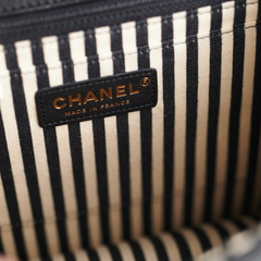 ITEM 5 - Chanel Chevron Crossbody Flap Bag Black