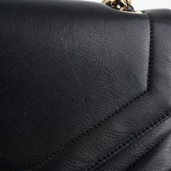 ITEM 5 - Chanel Chevron Crossbody Flap Bag Black