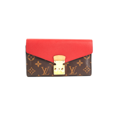 Louis Vuitton Bifold Pallas Wallet Red