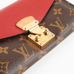 Louis Vuitton Bifold Pallas Wallet Red