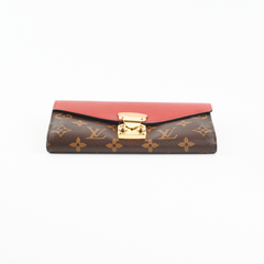 Louis Vuitton Bifold Pallas Wallet Red