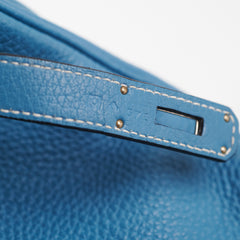 Hermes Birkin 35 Blue Jean Togo Stamp O Square (2011)
