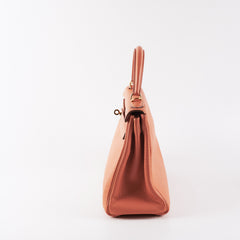 Hermes Kelly 28 Clemence Crevette Stamp Q Square (2013)