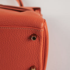 Hermes Kelly 28 Clemence Crevette Stamp Q Square (2013)