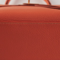 Hermes Kelly 28 Clemence Crevette Stamp Q Square (2013)