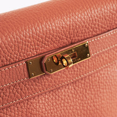 Hermes Kelly 28 Clemence Crevette Stamp Q Square (2013)