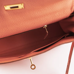 Hermes Kelly 28 Clemence Crevette Stamp Q Square (2013)