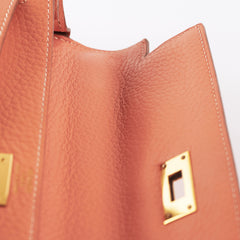 Hermes Kelly 28 Clemence Crevette Stamp Q Square (2013)