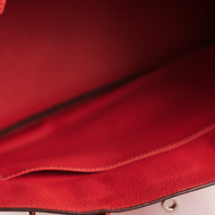 Hermes Birkin 30 Togo Rouge Pivoine Stamp R Square (2014)