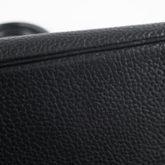 Hermes Birkin 35 Black Clemence Stamp Z Circle