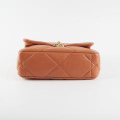 Chanel 19 Small Caramel 21P (Microchip)