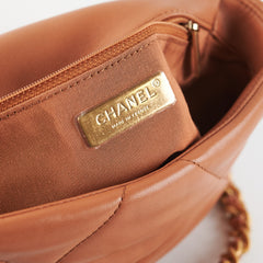Chanel 19 Small Caramel 21P (Microchip)
