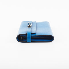 Hermes Kelly Wallet Epsom Blue Izmir (2015)