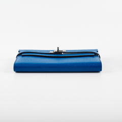 Hermes Kelly Wallet Epsom Blue Izmir (2015)