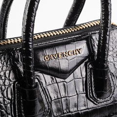 Givenchy Mini Antigona Embossed Black