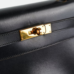 Hermes Vintage Kelly 32 Black C Square Stamp