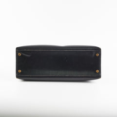 Hermes Vintage Kelly 32 Black C Square Stamp