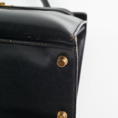 Hermes Vintage Kelly 32 Black C Square Stamp