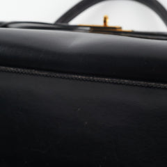 Hermes Vintage Kelly 32 Black C Square Stamp