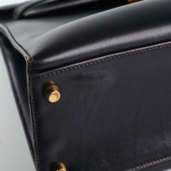 Hermes Vintage Kelly 32 Black C Square Stamp
