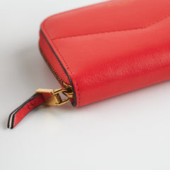 Givenchy Zippy Compact Wallet Red