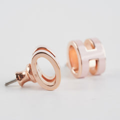 Hermes Mini Pop H Earrings Dragee