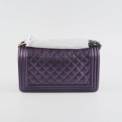 ITEM 26 - Chanel Quilted Mermaid Old medium Boy