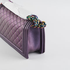 ITEM 26 - Chanel Quilted Mermaid Old medium Boy