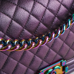 ITEM 26 - Chanel Quilted Mermaid Old medium Boy