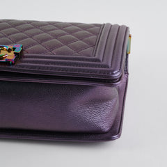 ITEM 26 - Chanel Quilted Mermaid Old medium Boy