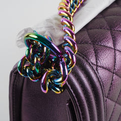 ITEM 26 - Chanel Quilted Mermaid Old medium Boy