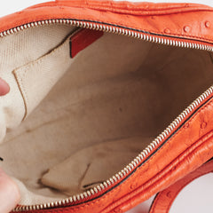Gucci Ostrich Soho Disco Orange
