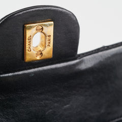 Chanel Vintage Quilted Small Classic Flap Black