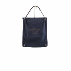 Hermes Aline Canvas/Cotton Bag Navy