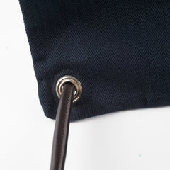 Hermes Aline Canvas/Cotton Bag Navy