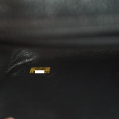 Chanel Caviar Mini Square 24k gold Black
