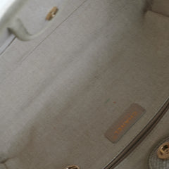 Chanel Deauville Shopping Bag Beige/Blue Microchipped