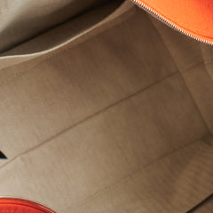 Hermes Bride a Brac Orange Burgundy Canvas