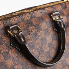 Louis Vuitton Speedy 30 Bandouliere Damier Ebene