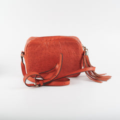 Gucci Ostrich Soho Disco Orange