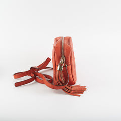 Gucci Ostrich Soho Disco Orange