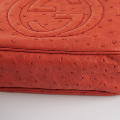 Gucci Ostrich Soho Disco Orange