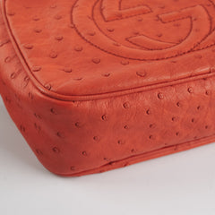 Gucci Ostrich Soho Disco Orange