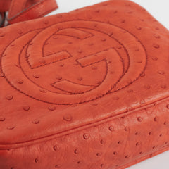 Gucci Ostrich Soho Disco Orange