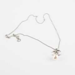 Chanel CC Necklace With Pearl (Costume Jewellery)